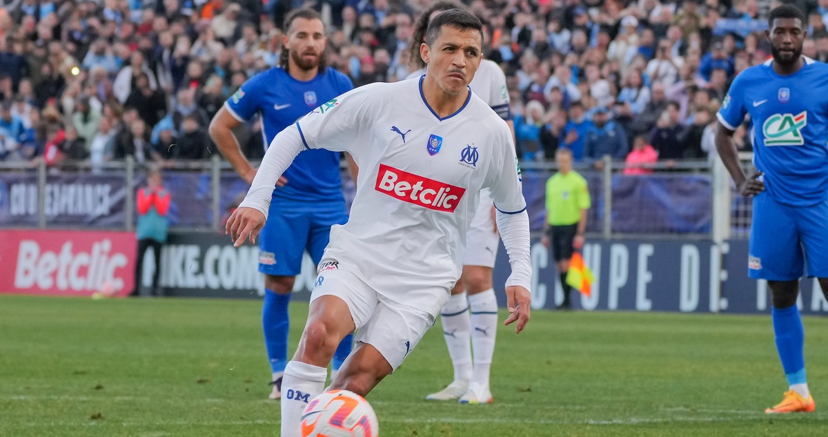 Olympique de Marsella eliminó al Hyeres en la Copa de Francia.