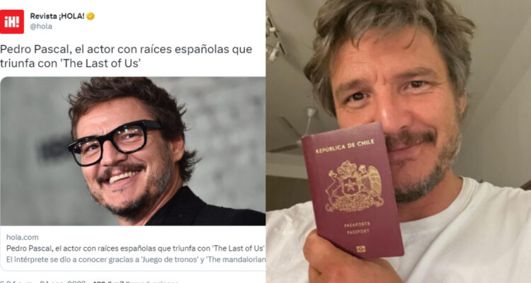 Revista asegura que Pedro Pascal tiene raíces españolas y molesta a los chilenos