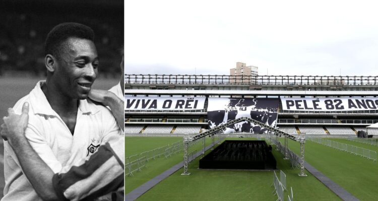 Últimos detalles para el funeral y velorio del Rey Pelé en Brasil