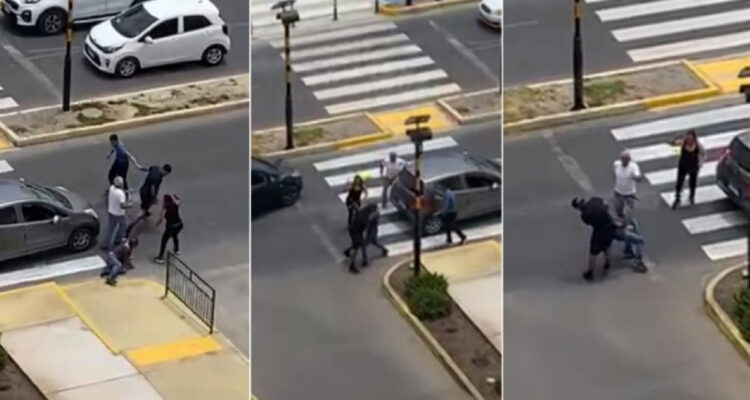 Registran violenta pelea con fierros en plena Costanera de Coquimbo