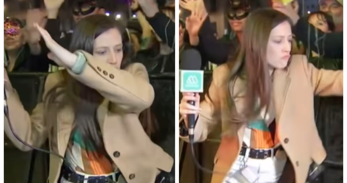 Periodista de Mega se llena de elogios por sus pasos de baile en cobertura del Año Nuevo en Valparaíso