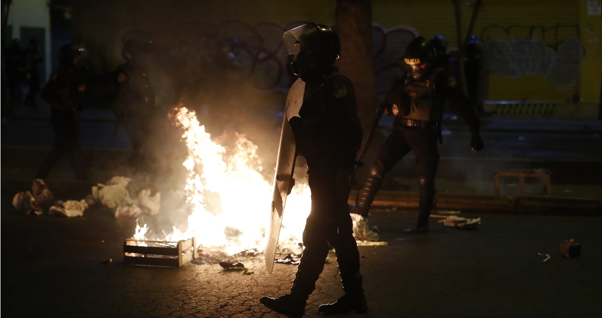 Protestas en Perú.