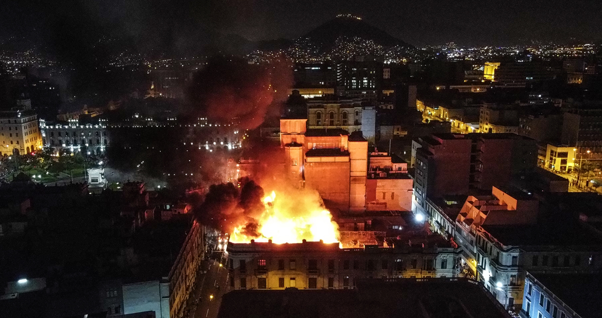 protestas en perú