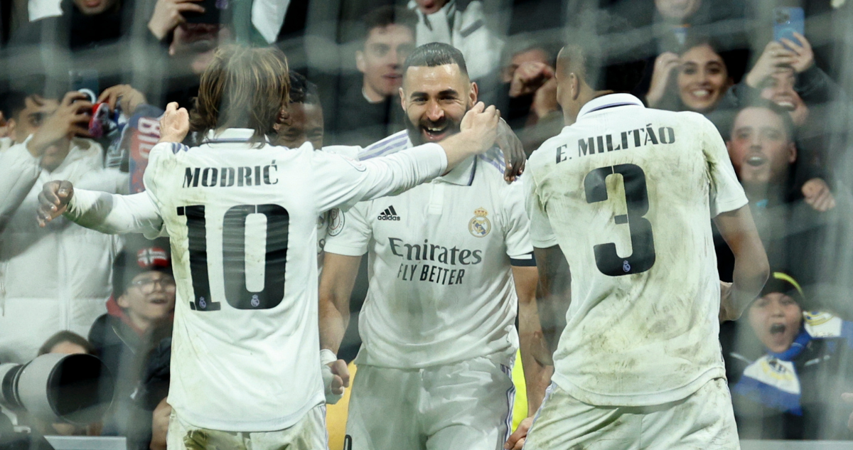 Real Madrid superó al Atlético y lo eliminó de la Copa del REy.