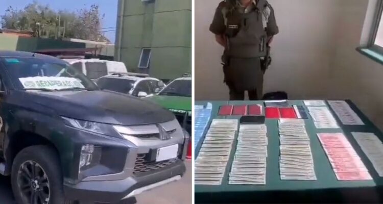 Recuperan camioneta robada con más de $6 millones en su interior en Las Compañías