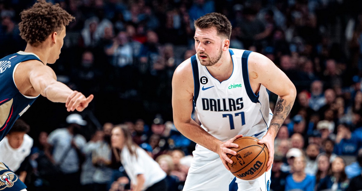 Luka Doncic volvió a lucirse con los Mavericks en la NBA.