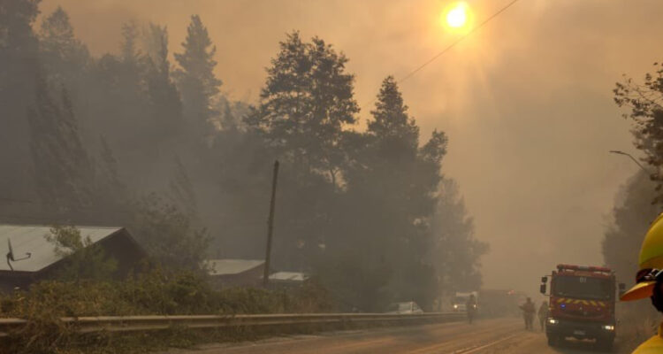 Incendio en Purén