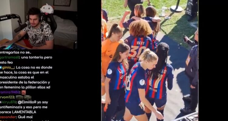 Streamer español destrozó el fútbol femenino