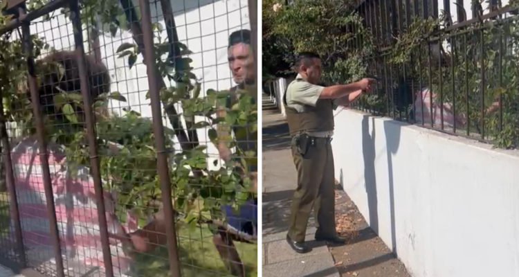 Sujeto amenaza a su madre en Ñuñoa
