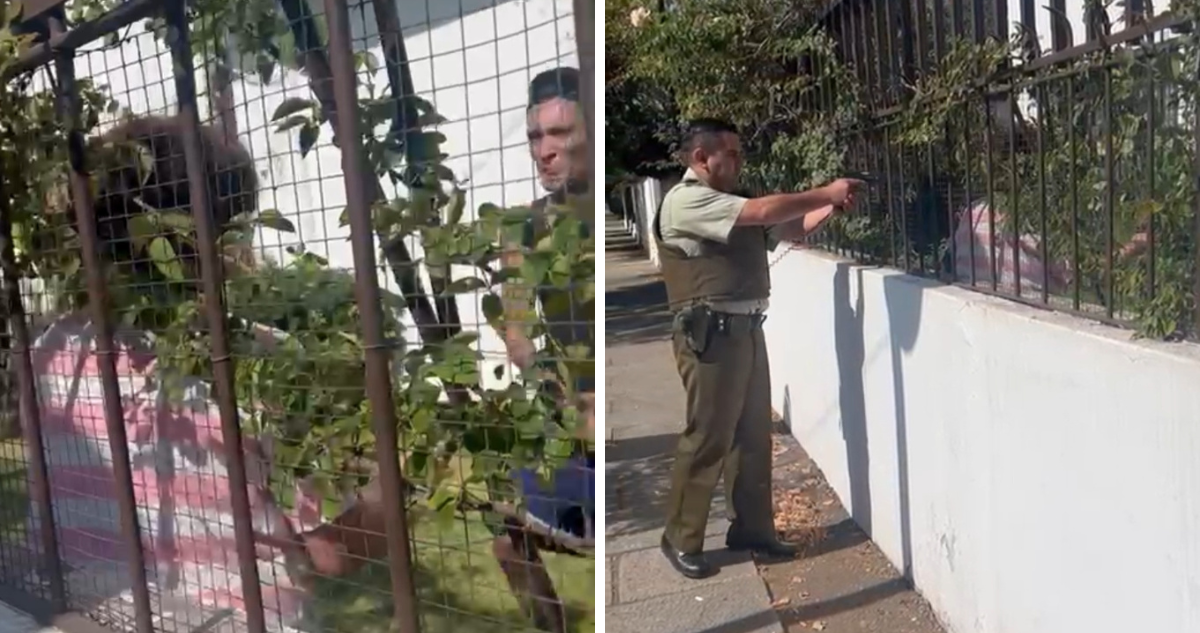 Sujeto amenaza a su madre en Ñuñoa