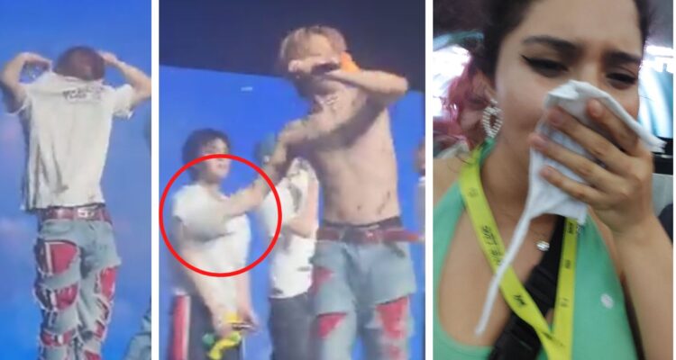 Taeyong lanzó su camiseta durante el concierto de NCT 127 en Chile