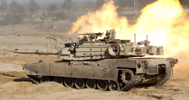 Un tanque Abrams.