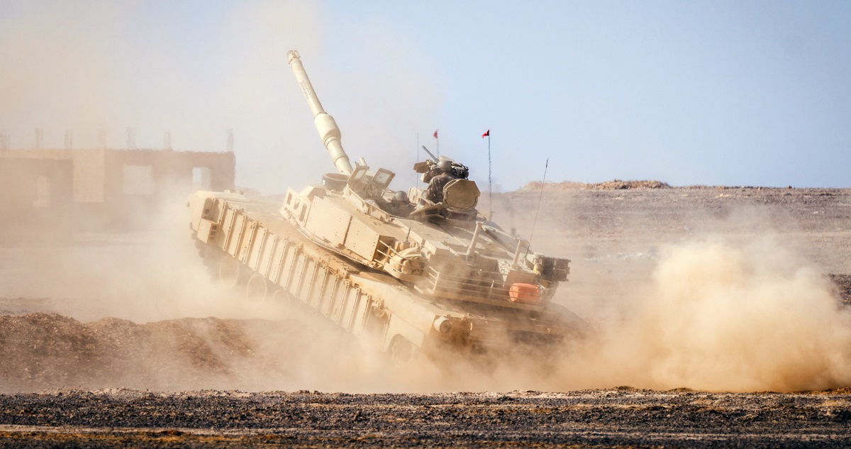 Tanques Abrams de los Estados Unidos.