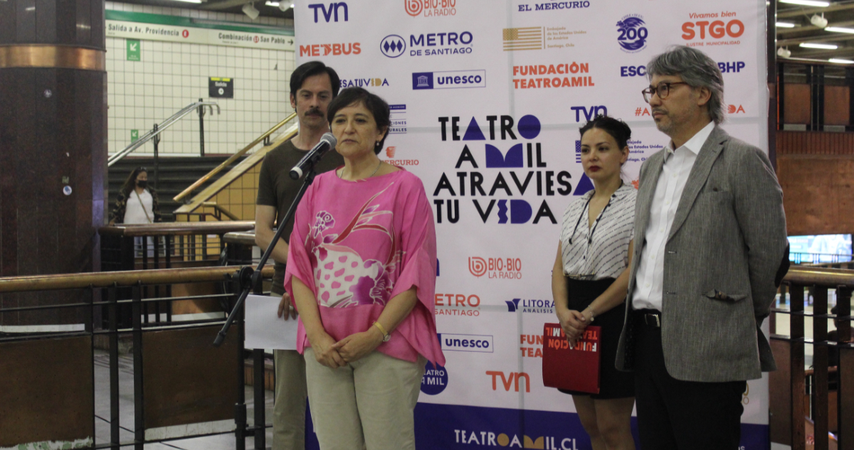 Teatro a Mil presentará tres intervenciones artísticas en Metro