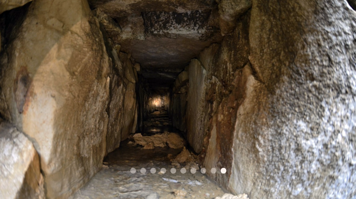 Túnel que condujo a tumba de Pakal, rey maya