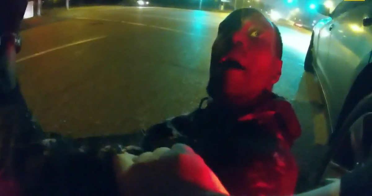 Tyre Nichols al momento de su violento arresto.