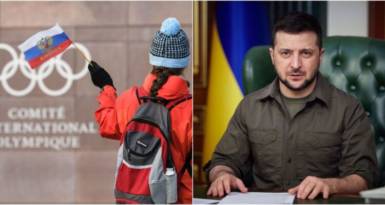 Zelenski contra el COI tras propuesta de revocar veto a Rusia