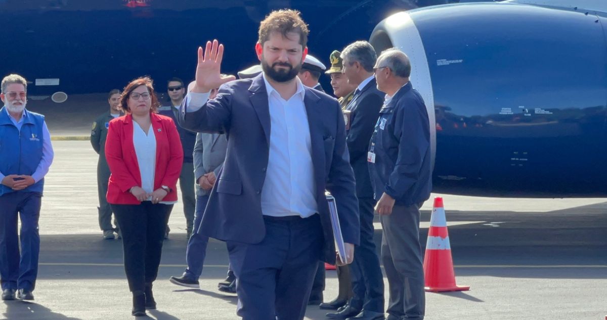 Visita de Boric a región de Los Ríos
