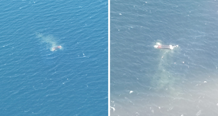 volcamiento Isla Santa María