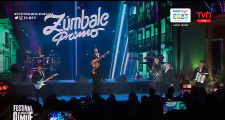 Agrupación Zúmbale Primo junto a Rodrigo Tapari en el Festival del Huaso de Olmué