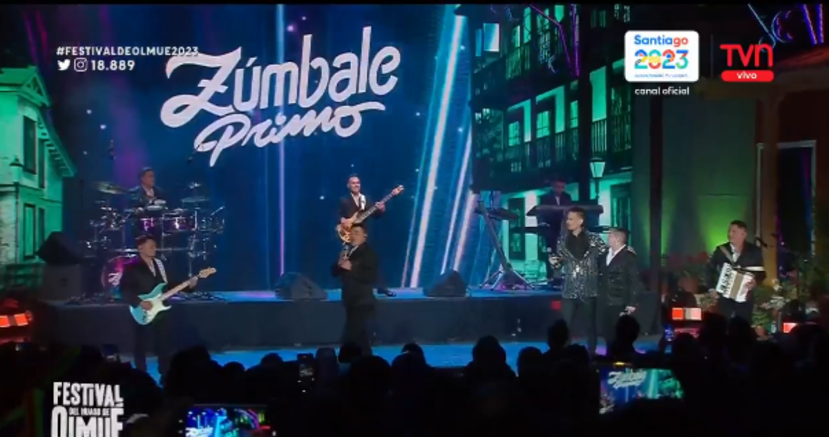 Agrupación Zúmbale Primo junto a Rodrigo Tapari en el Festival del Huaso de Olmué