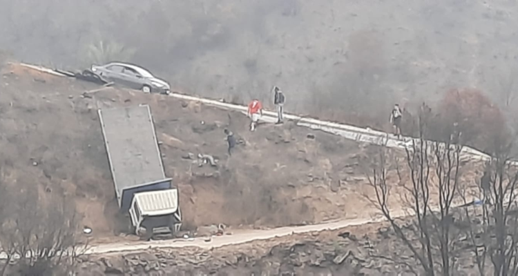 desbarrancamiento camión Viña