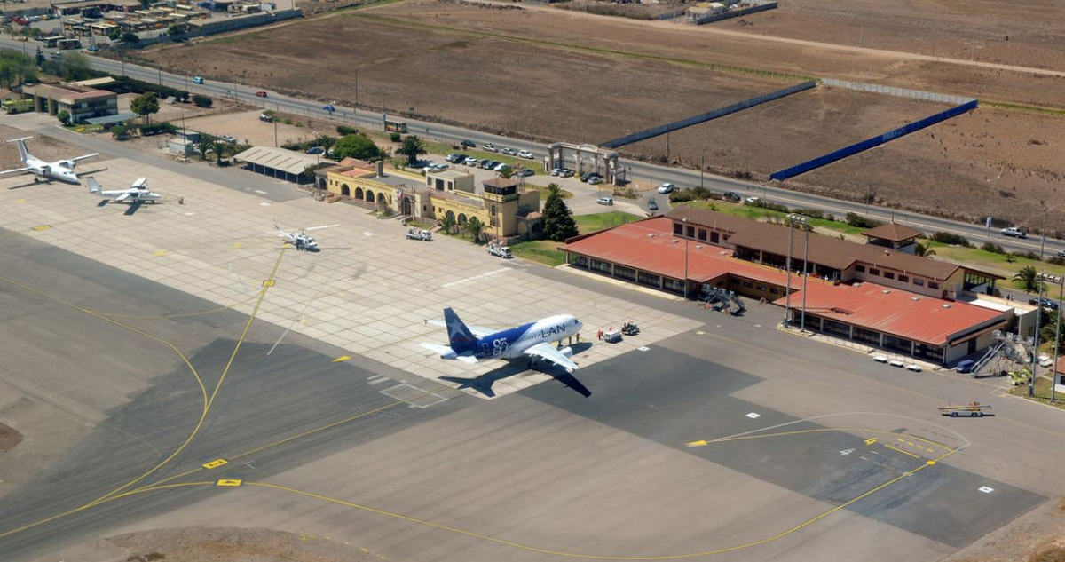 El Aeropuerto Internacional La Florida de La Serena.