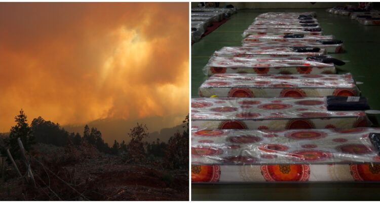 Albergues damnificados en Bío Bío y Ñuble