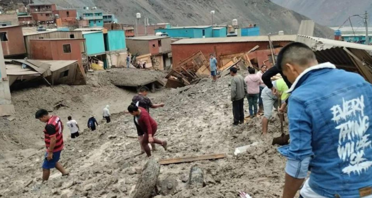 Alud en Perú, localidad de Arequipa