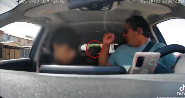 Ambulancia frustra robo a conductor de app en San Bernardo