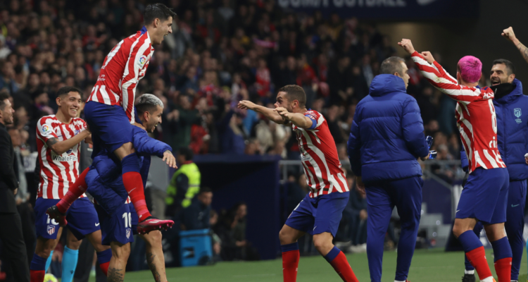 Ángel Correa marcó un gol histórico con el Atlético de Madrid.