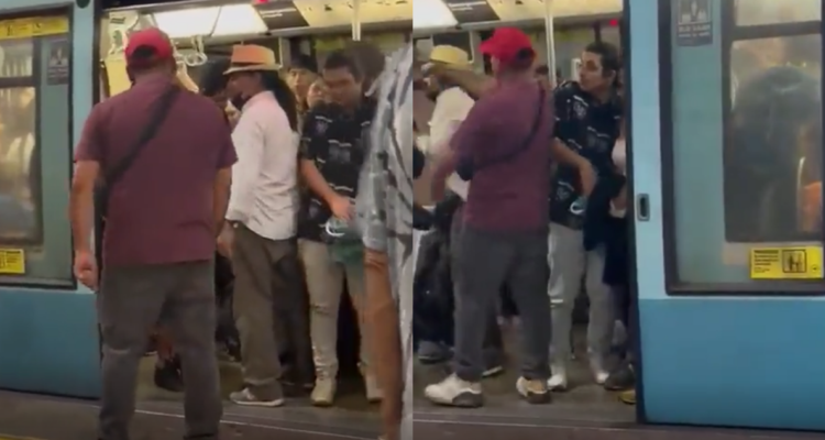 Pánico en el Metro: graban a hombre amenazando a pasajeros con un arma de fuego