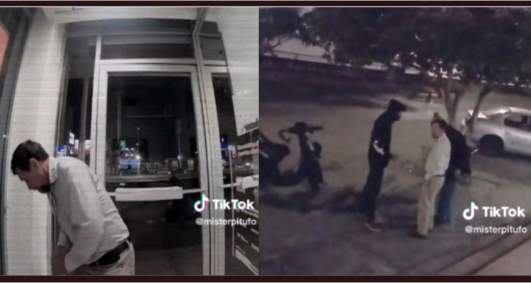 La arriesgada técnica de un hombre para evitar un asalto tras usar cajero automático