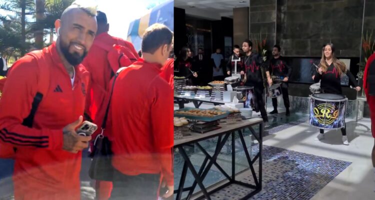 Con batucada: Vidal olvida su rabieta y se enfoca en Mundial de Clubes