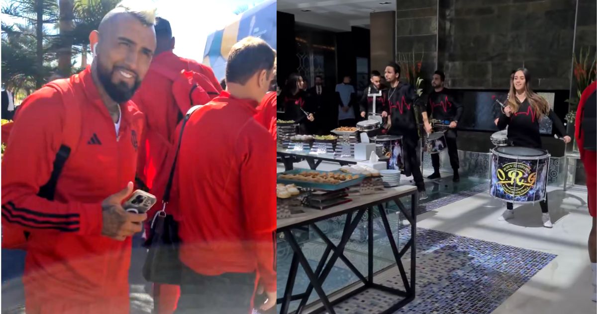 Con batucada: Vidal olvida su rabieta y se enfoca en Mundial de Clubes
