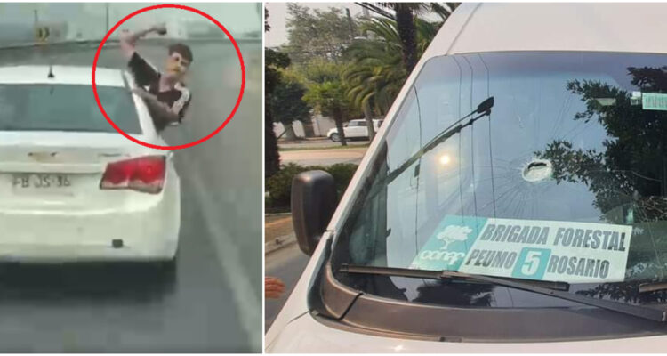 Dos detenidos tras demencial ataque a bus que transportaba brigadistas forestales en O’Higgins