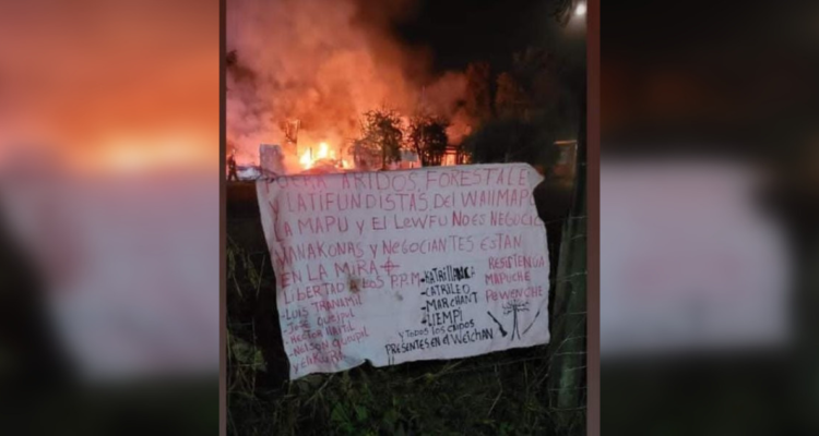 3 heridos, una casa, un galpón y un camión destruidos deja ataque incendiario de la RMP en Curacautín