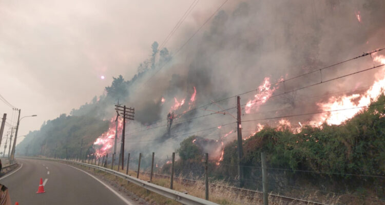 Incendio en Santa Juana