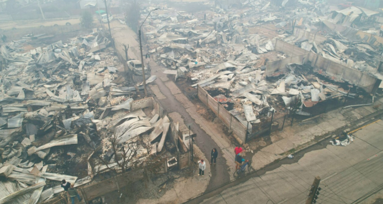 Balance por incendios forestales: 26 muertos, 3.276 damnificados y 1.156 viviendas destruidas