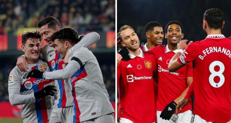 Barcelona y Manchester United juegan un partidazo en la Europa League.