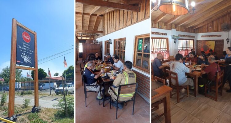 Bondad entre la tragedia: locatario de Quillón regala colaciones a Bomberos que combaten incendios
