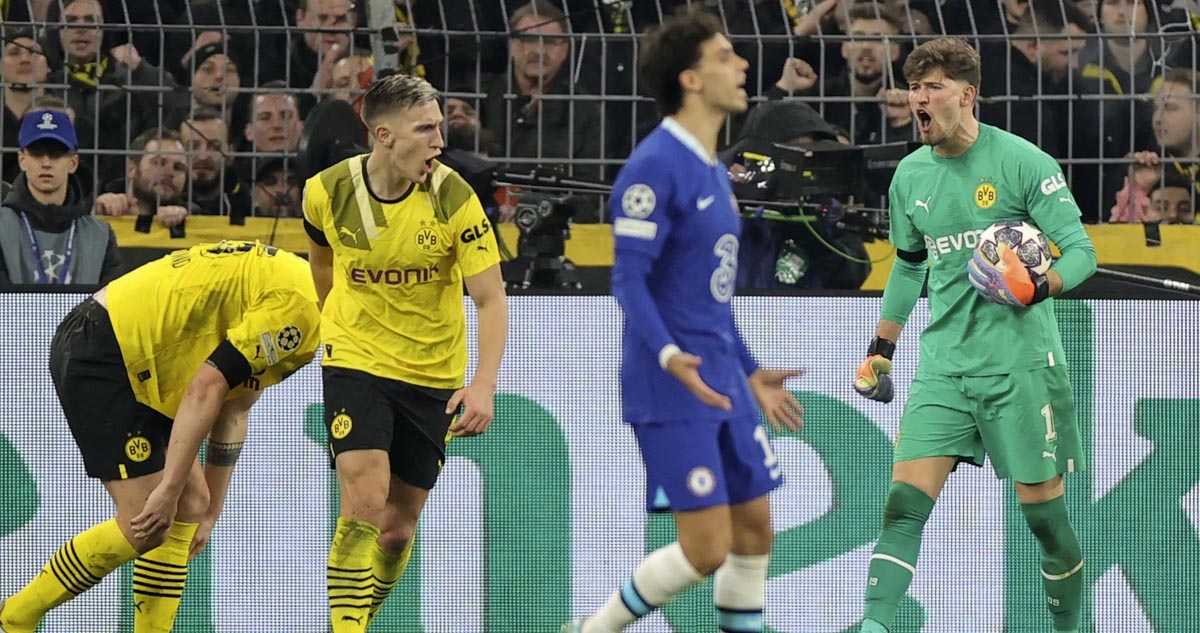 Borussia Dortmund derrotó al Chelsea en su primer choque por Champions League.