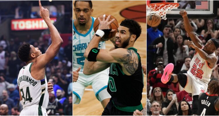 Antetokounmpo, Tatum y Butler