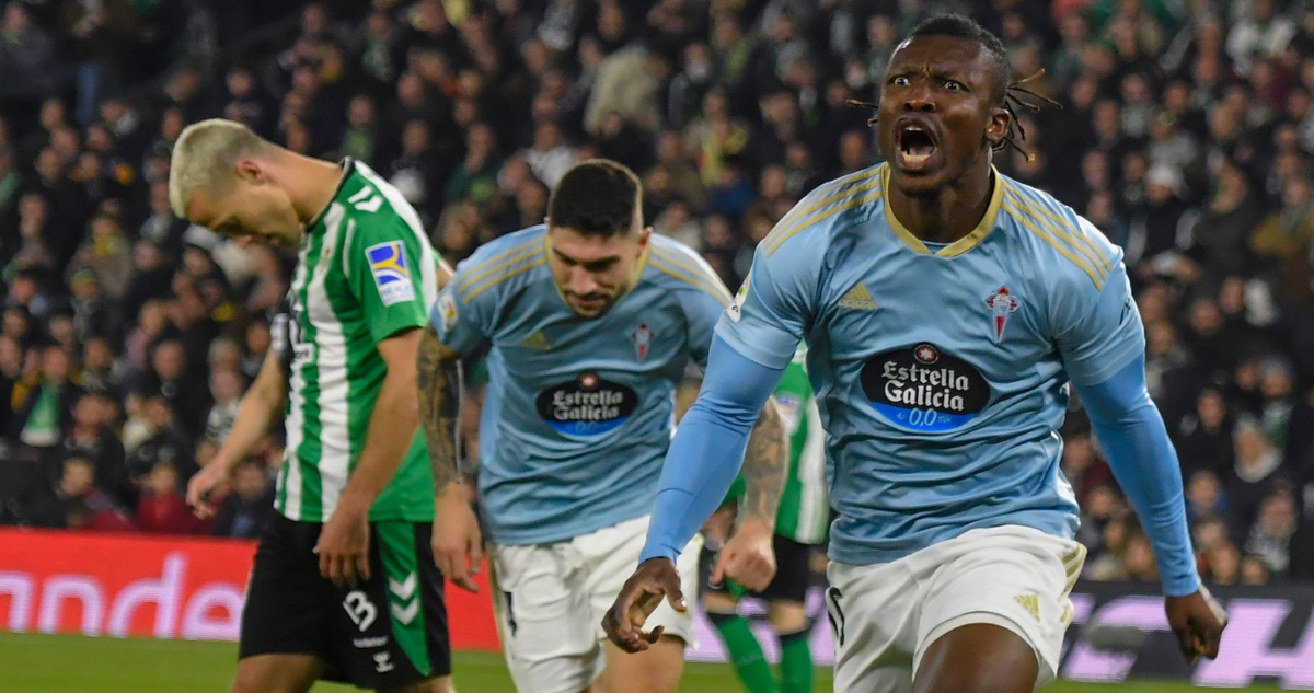 Real Betis cayó ante el Celta de Vigo.