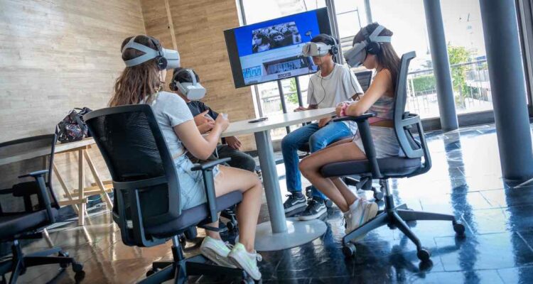 niños realidad virtual