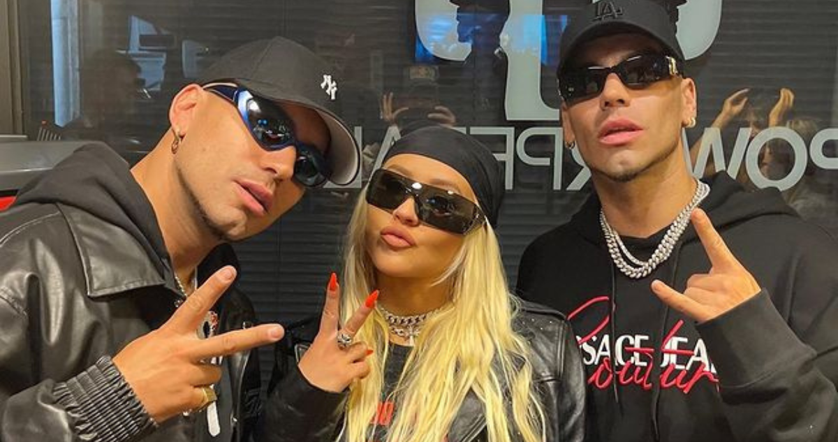 Christina Aguilera y Power Peralta