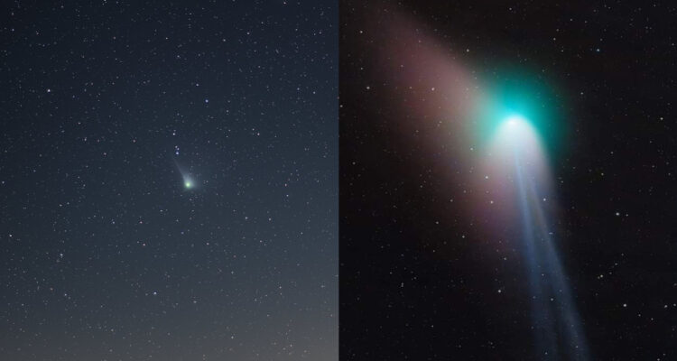 Cometa C/2022 E3 que pasa cerca de la Tierra