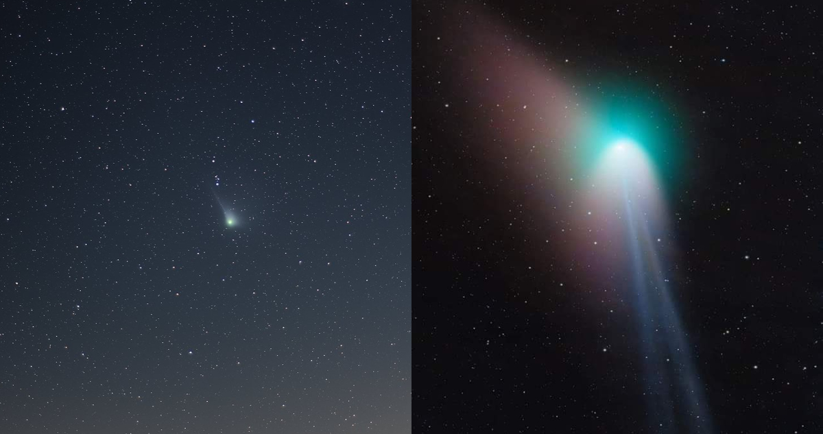 Cometa C/2022 E3 que pasa cerca de la Tierra