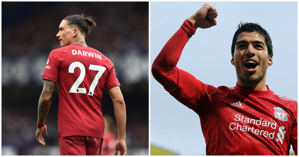 Darwin Núñez Luis Suárez Liverpool
