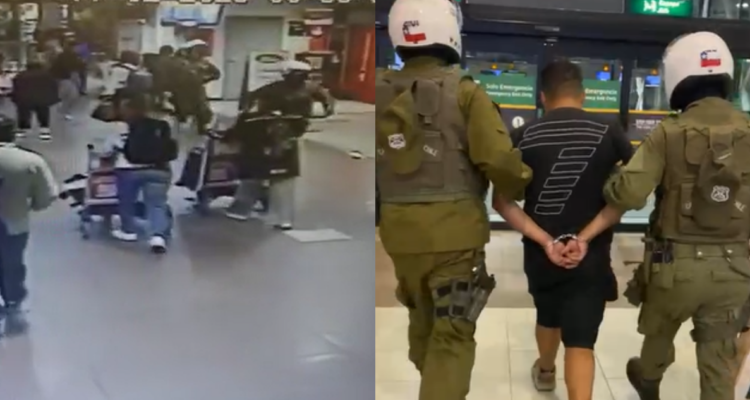 Detienen a acusado de robar 50 desodorantes desde farmacia en Aeropuerto de Santiago
